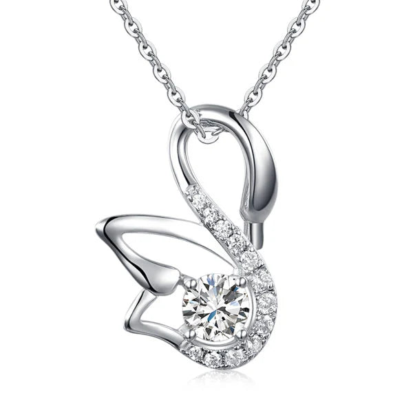 Swan Pendant Necklace
