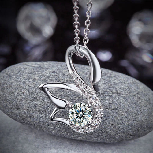 Swan Pendant Necklace
