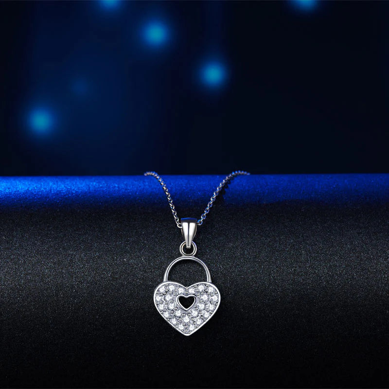 Love Heart Lock Necklace