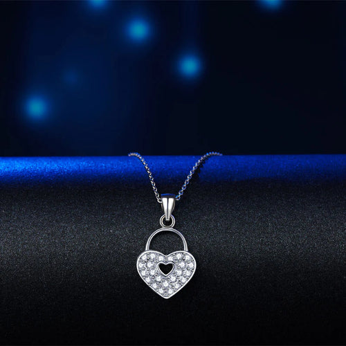 Love Heart Lock Necklace