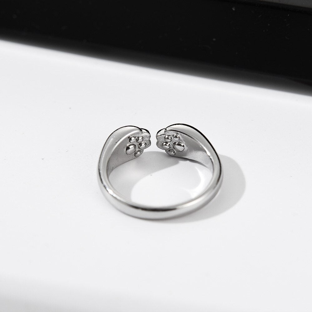 Cute Cat Paw Ring