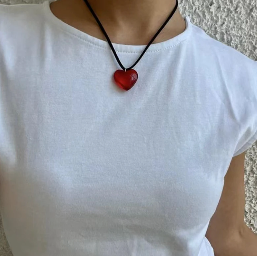 Red Heart Necklace