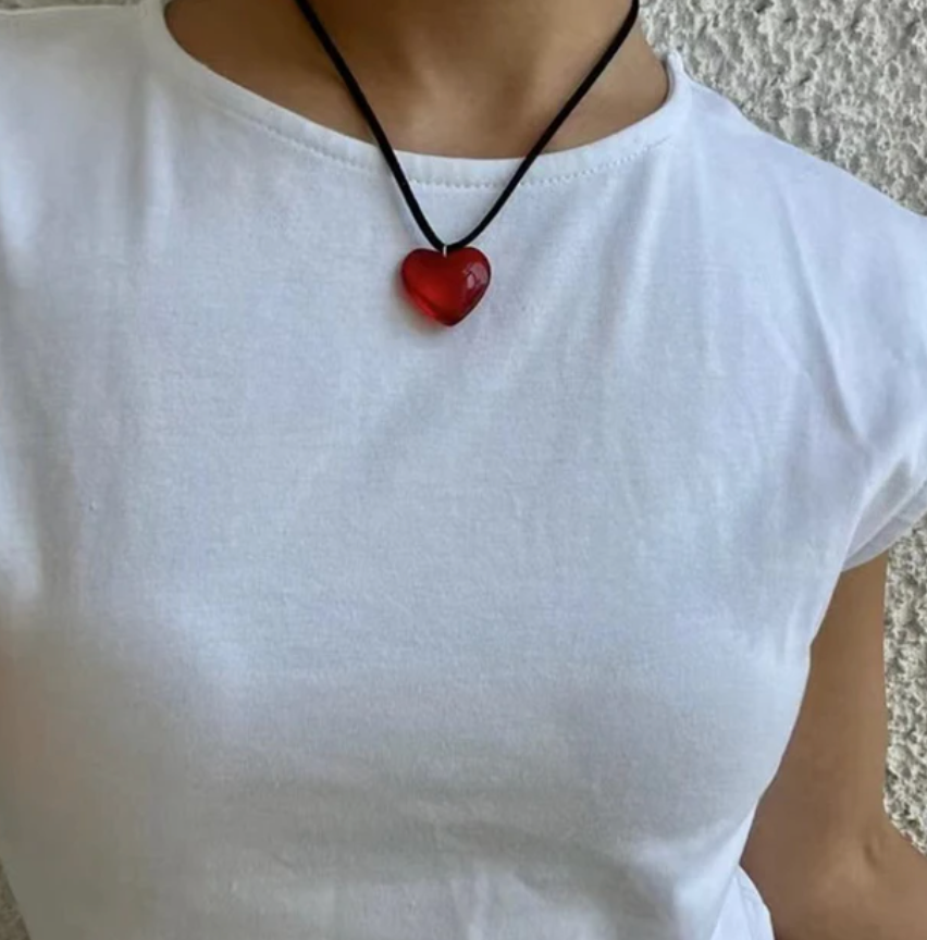Red Heart Necklace