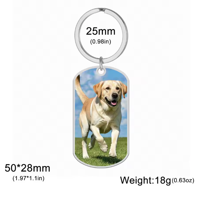 Personalized Photo Keychain
