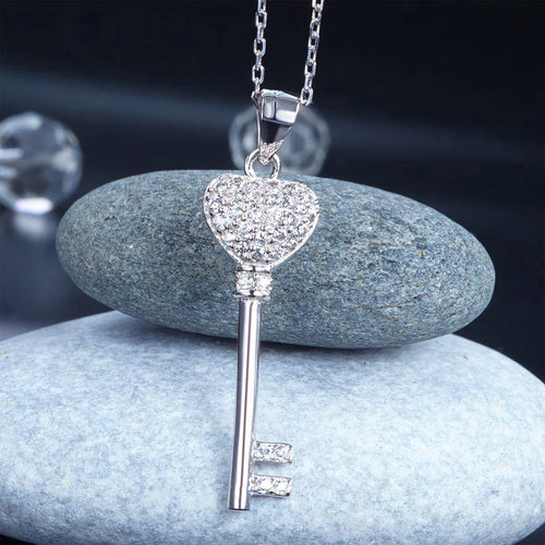 Love Key Pendant Necklace