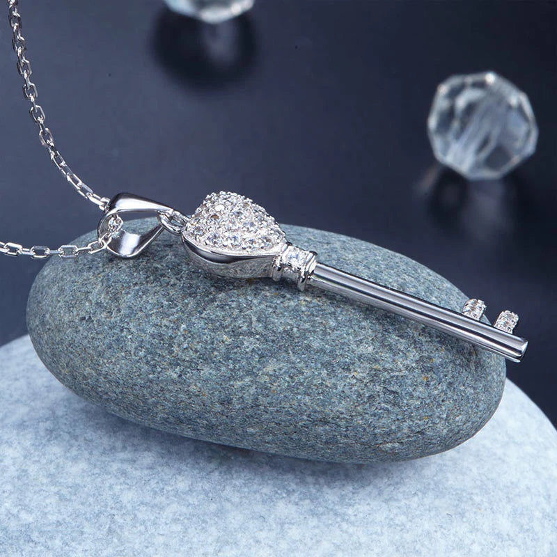 Love Key Pendant Necklace