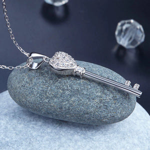 Love Key Pendant Necklace