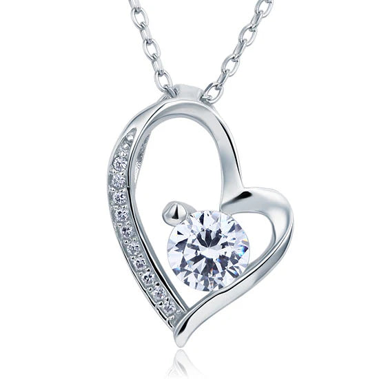 Diamond Heart Pendant Necklace