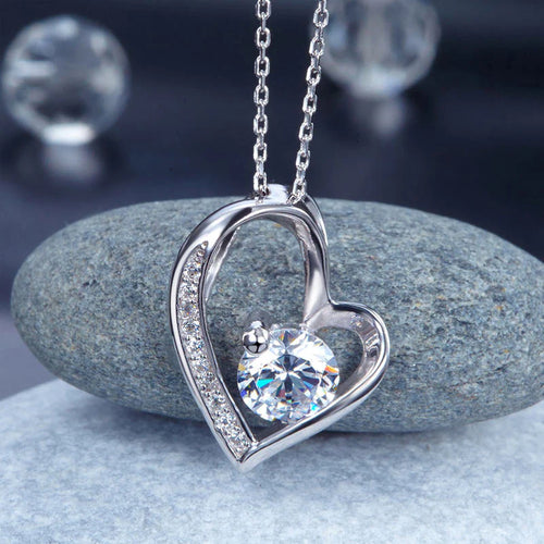 Diamond Heart Pendant Necklace