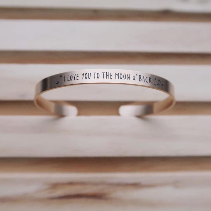 I Love You To The Moon & Back Bracelet