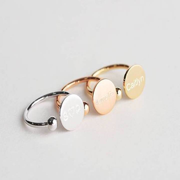 Custom Name Ring