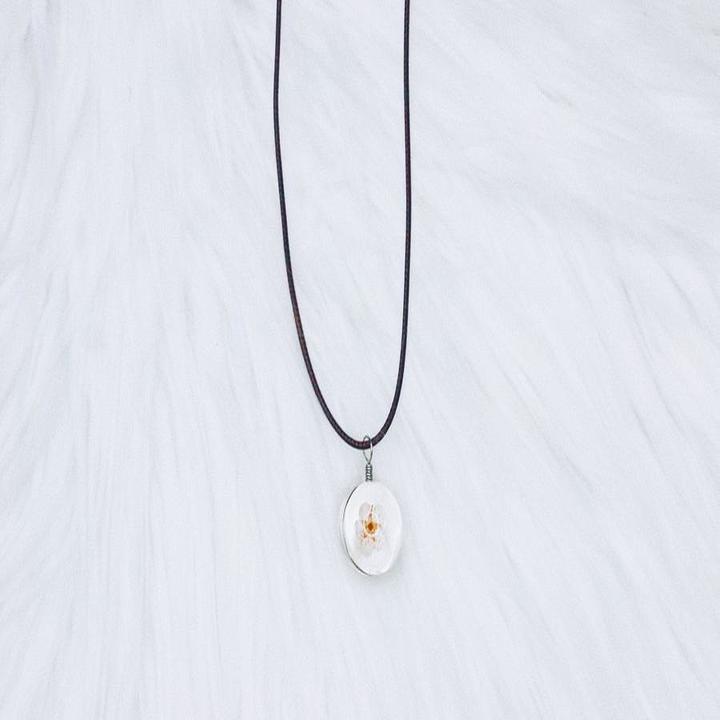 Pink Flower Necklace