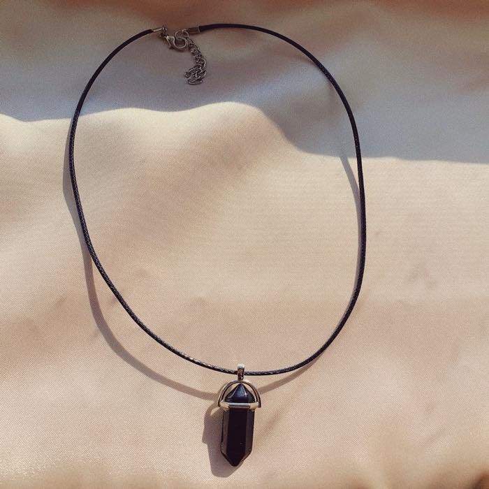Black Quartz Necklace