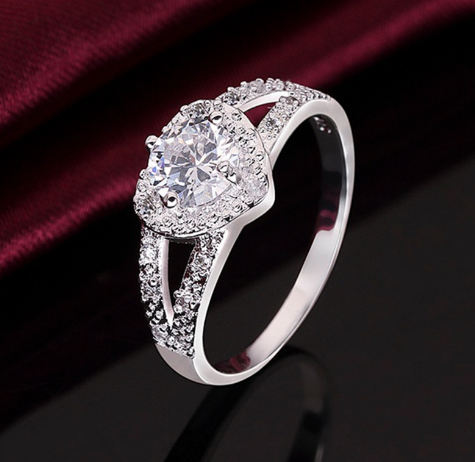 Love Heart Shaped Ring