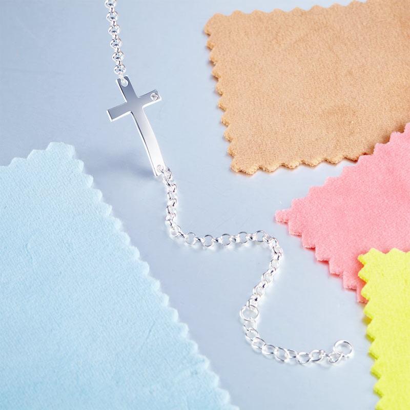 Silver Cross Bracelet