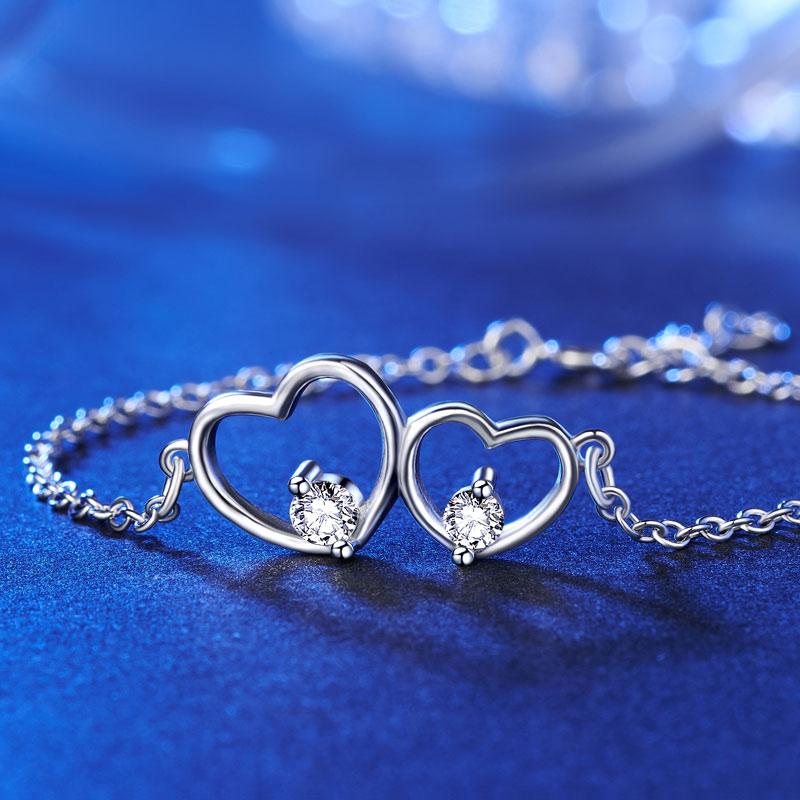 Double Heart Bracelet
