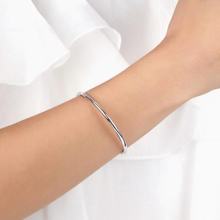 Silver Ball Cuff Bracelet