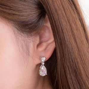 Silver Splash Earrings