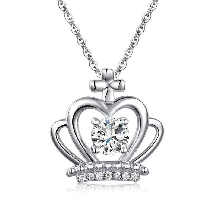 Silver Crown Pendant