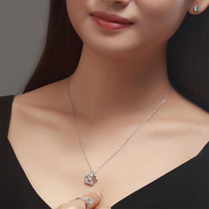 Silver Crown Pendant