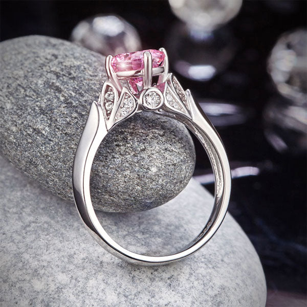 Pink Elegant Lovers Ring