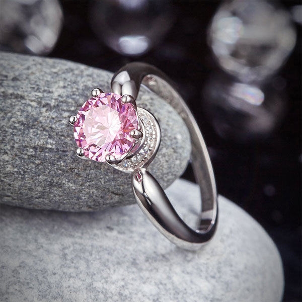"Pink Sweet Promises" Engagement Ring