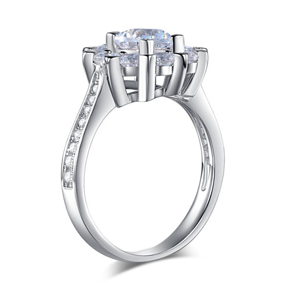 Snowflake Engagement Ring