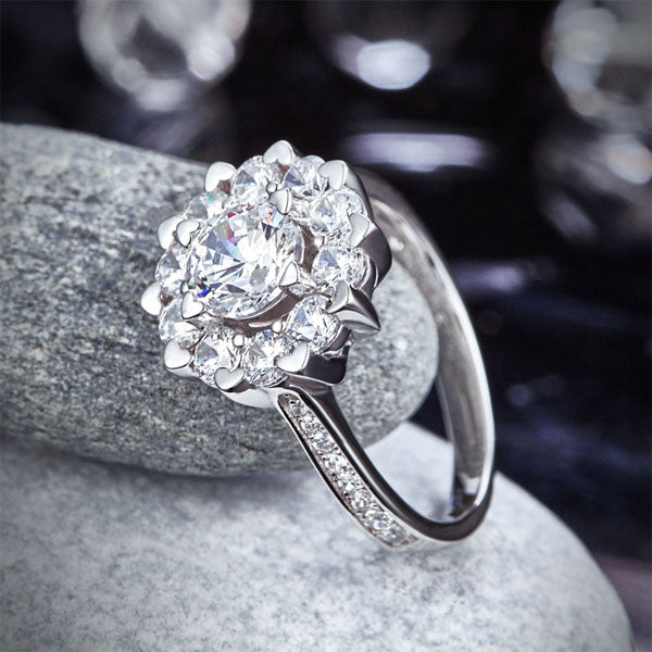 Snowflake Engagement Ring