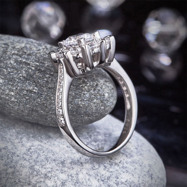 Snowflake Engagement Ring