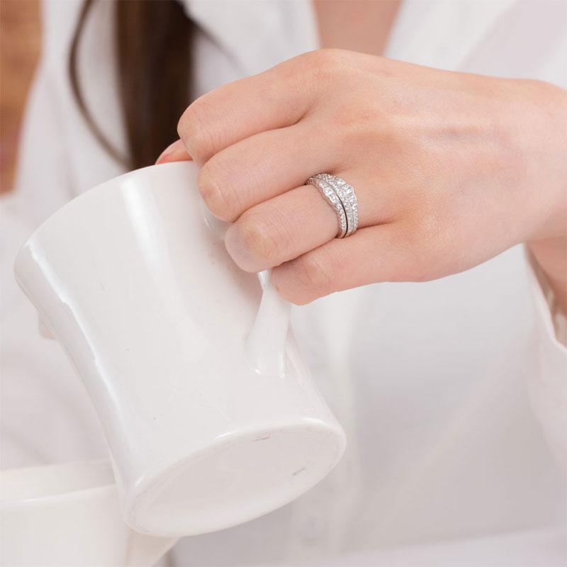 Gorgeous Royale 3 pc Ring