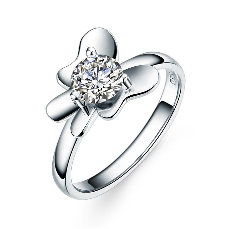 2-Pcs Butterfly Flower Ring Set