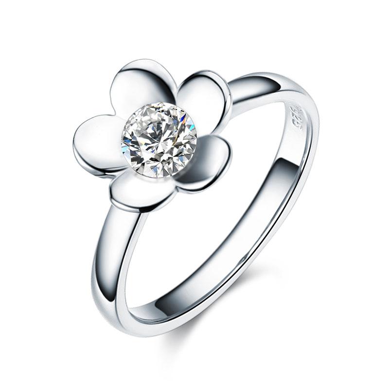 2-Pcs Butterfly Flower Ring Set
