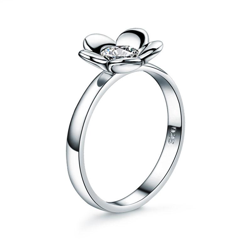 2-Pcs Butterfly Flower Ring Set