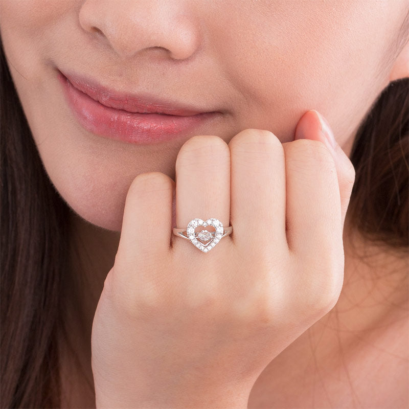 "I heart you" ring