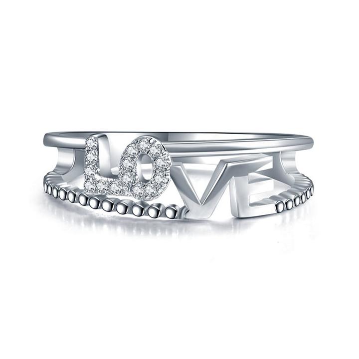 'Love' Engraved Ring