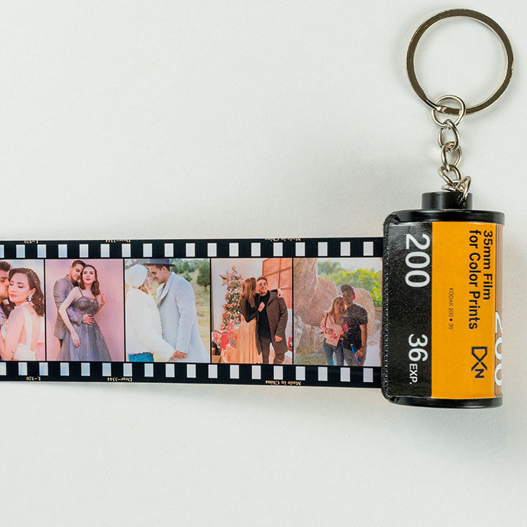 Personal Film Roll Keychain