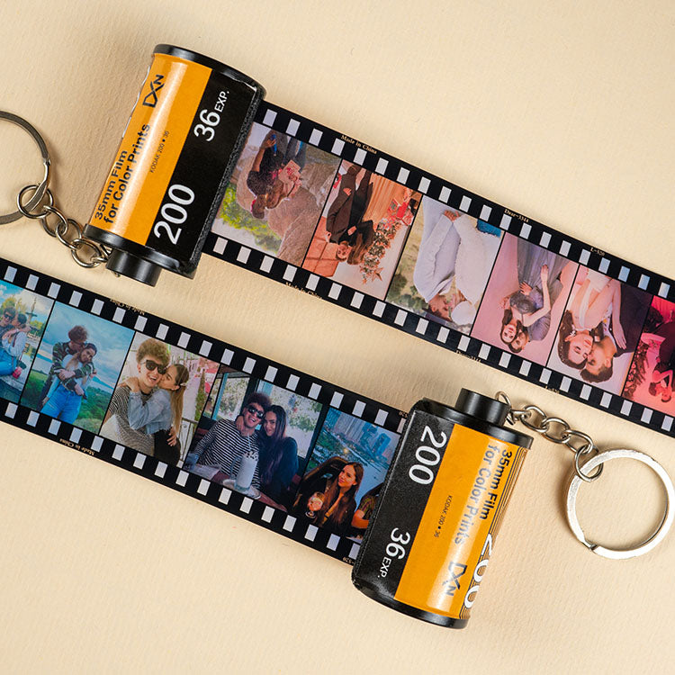 Personal Film Roll Keychain