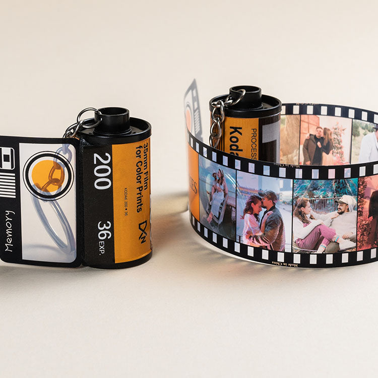 Personal Film Roll Keychain