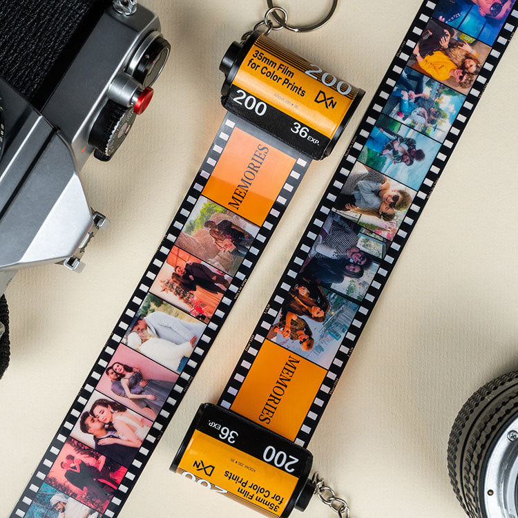 Personal Film Roll Keychain