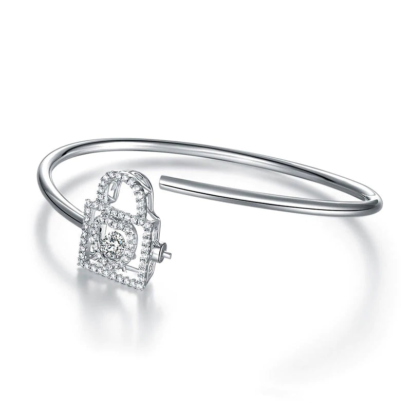 "You are my Forever" Heart Lock  Bracelet.