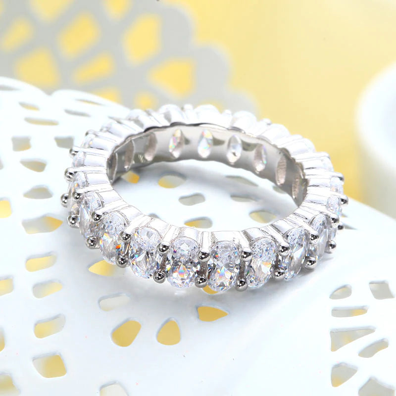 Stella Round Cut Eternity Engagement Ring