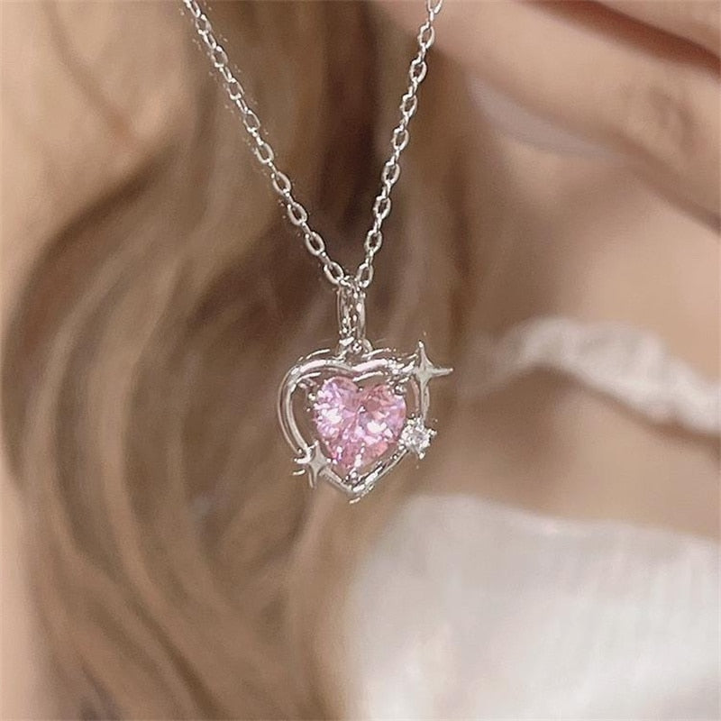 Rose Heart Necklace