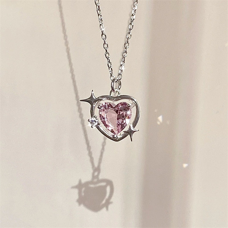 Rose Heart Necklace