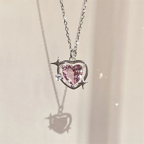 Rose Heart Necklace