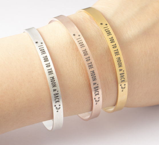 I Love You To The Moon & Back Bracelet