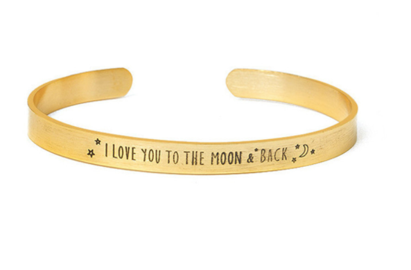 I Love You To The Moon & Back Bracelet