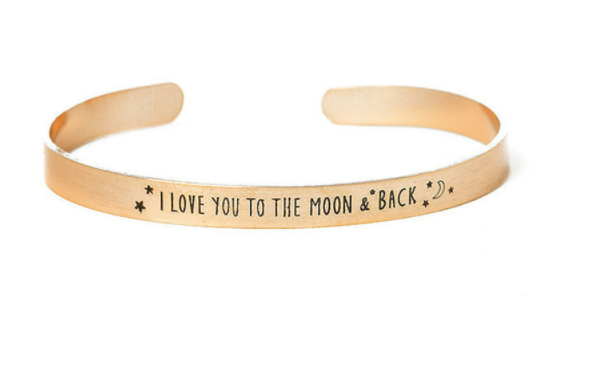 I Love You To The Moon & Back Bracelet