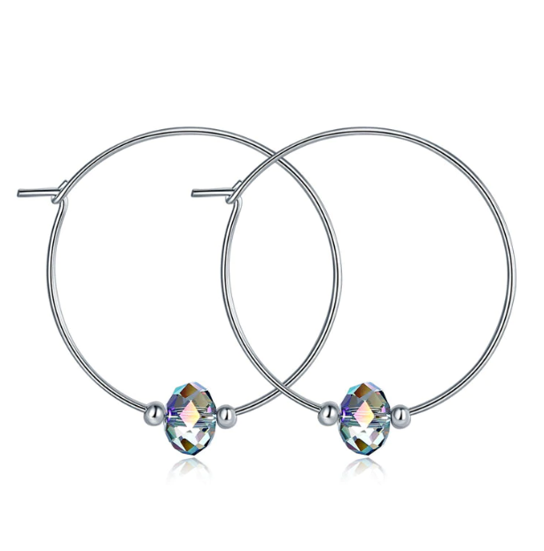 Fashionable Hoop Earrings.