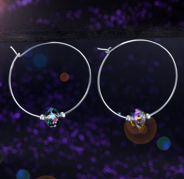 Fashionable Hoop Earrings.