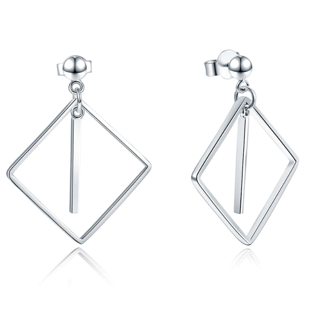 Dangle Square Classy Fashion Stylish Earrings